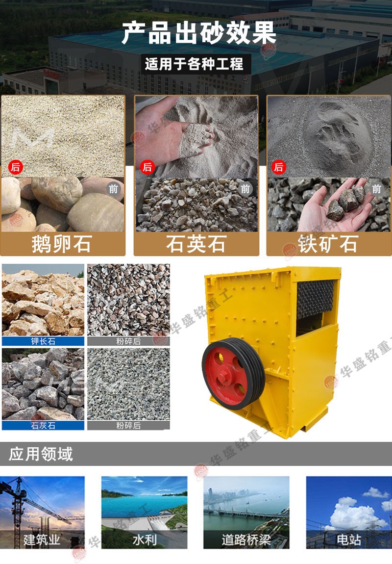 時產1000噸的方箱式破碎機技術參數